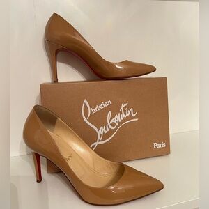 Christian Louboutin Kate 85 mm Beige Pumps Size 41